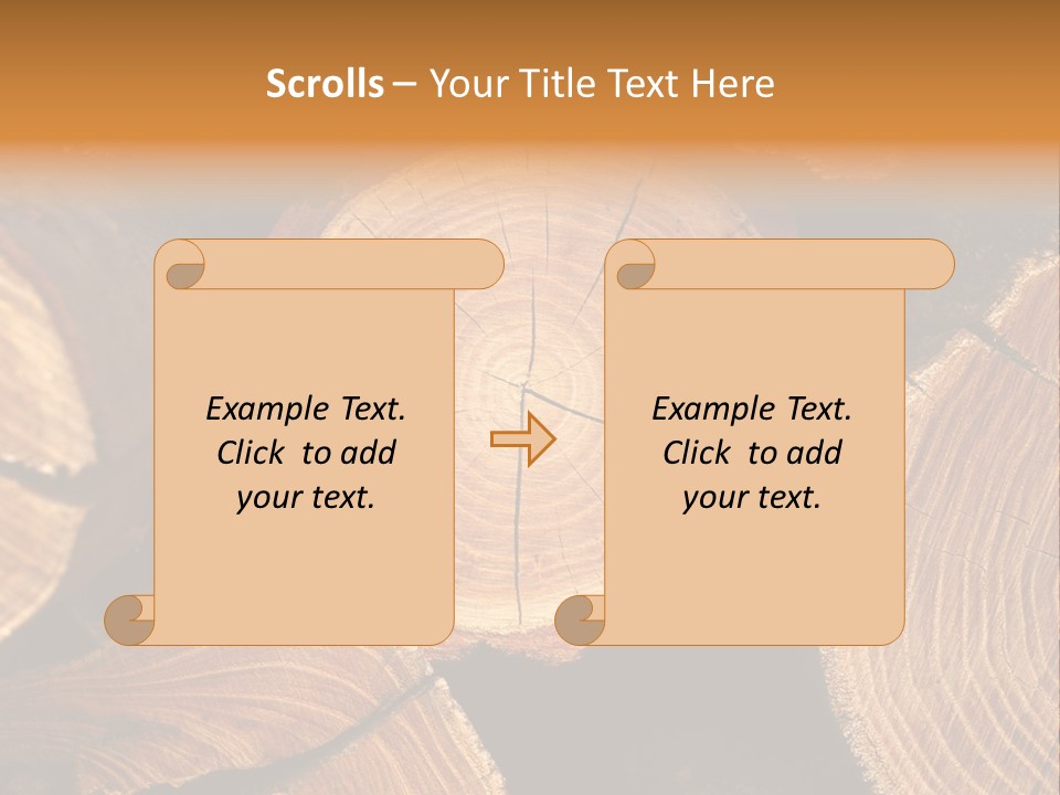 Saw Circle Cut PowerPoint Template