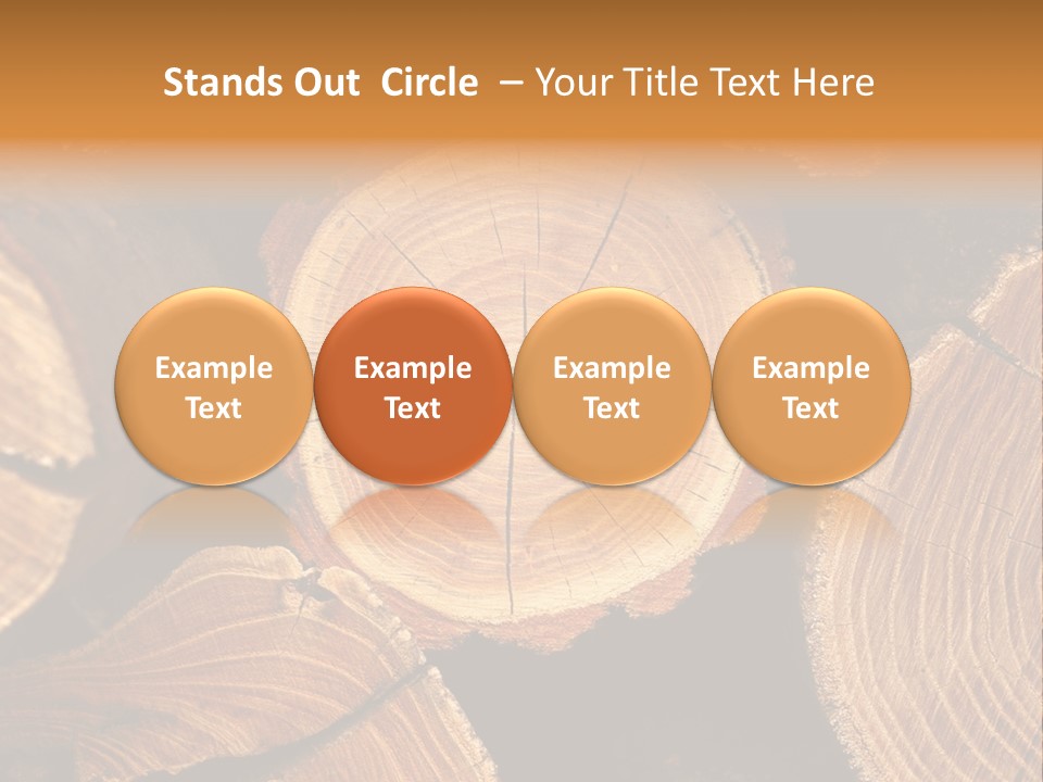 Saw Circle Cut PowerPoint Template