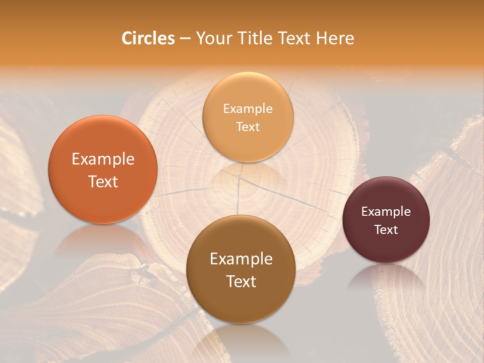 Saw Circle Cut PowerPoint Template
