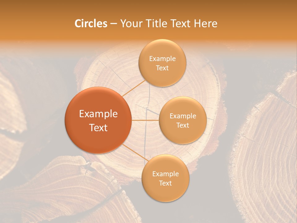 Saw Circle Cut PowerPoint Template