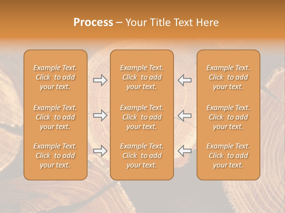 Saw Circle Cut PowerPoint Template