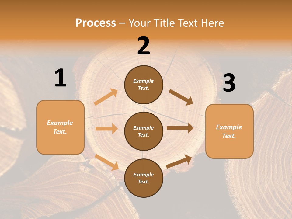 Saw Circle Cut PowerPoint Template