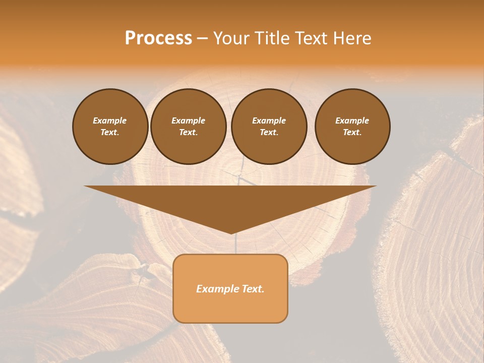Saw Circle Cut PowerPoint Template