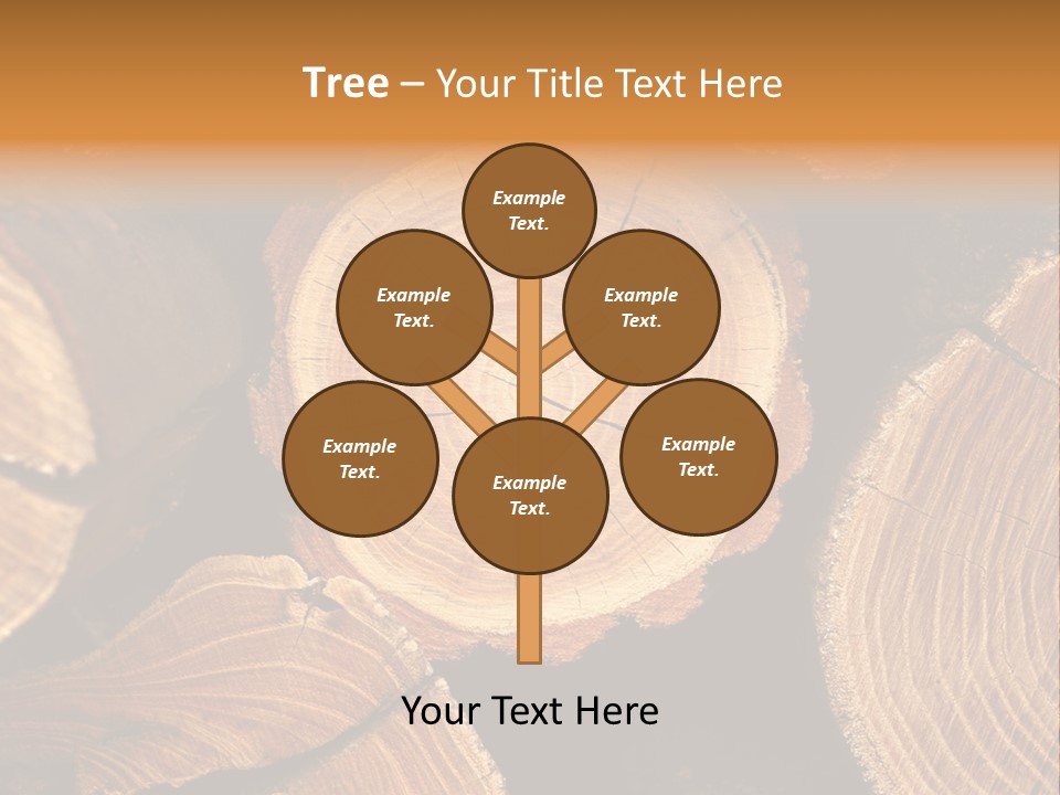 Saw Circle Cut PowerPoint Template
