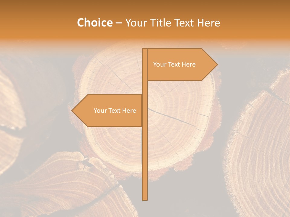 Saw Circle Cut PowerPoint Template