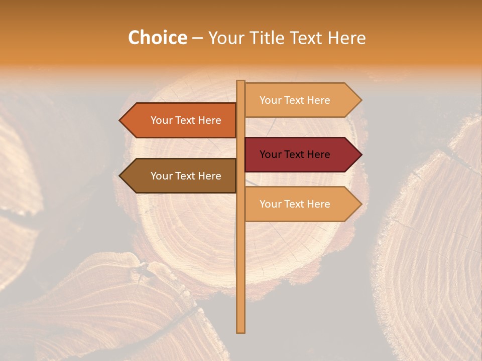 Saw Circle Cut PowerPoint Template