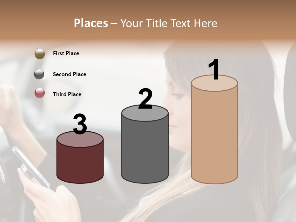 Cell Car Mobile PowerPoint Template