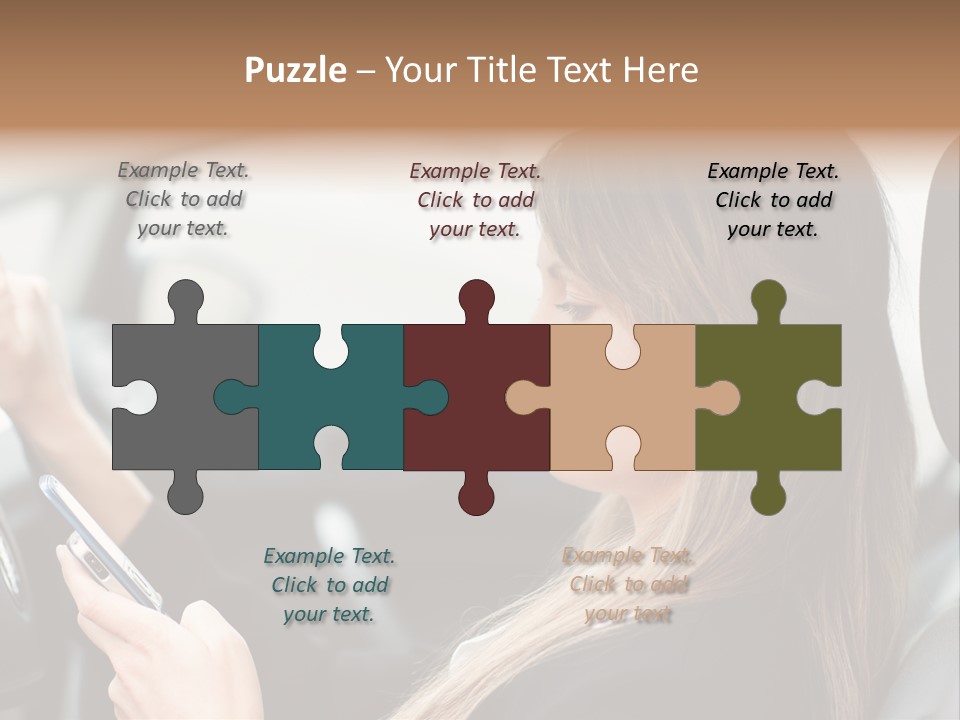 Cell Car Mobile PowerPoint Template