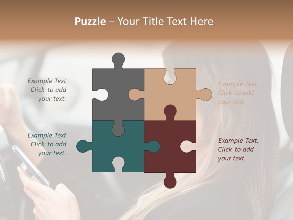 Cell Car Mobile PowerPoint Template