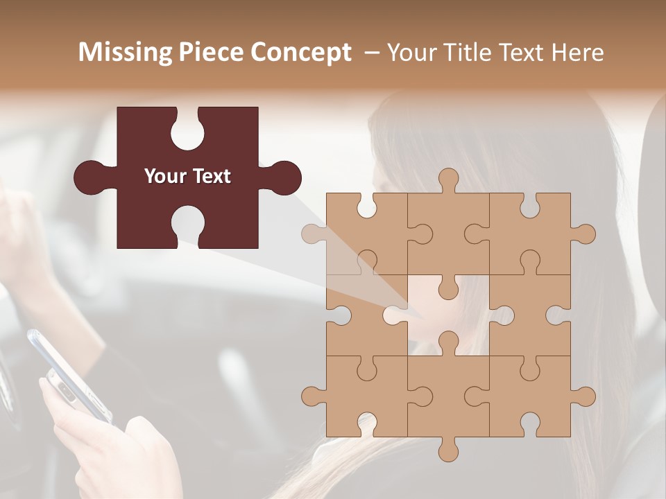 Cell Car Mobile PowerPoint Template