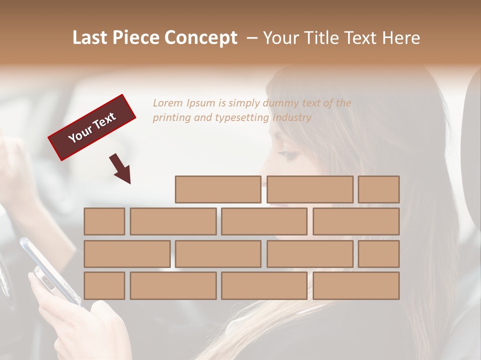 Cell Car Mobile PowerPoint Template