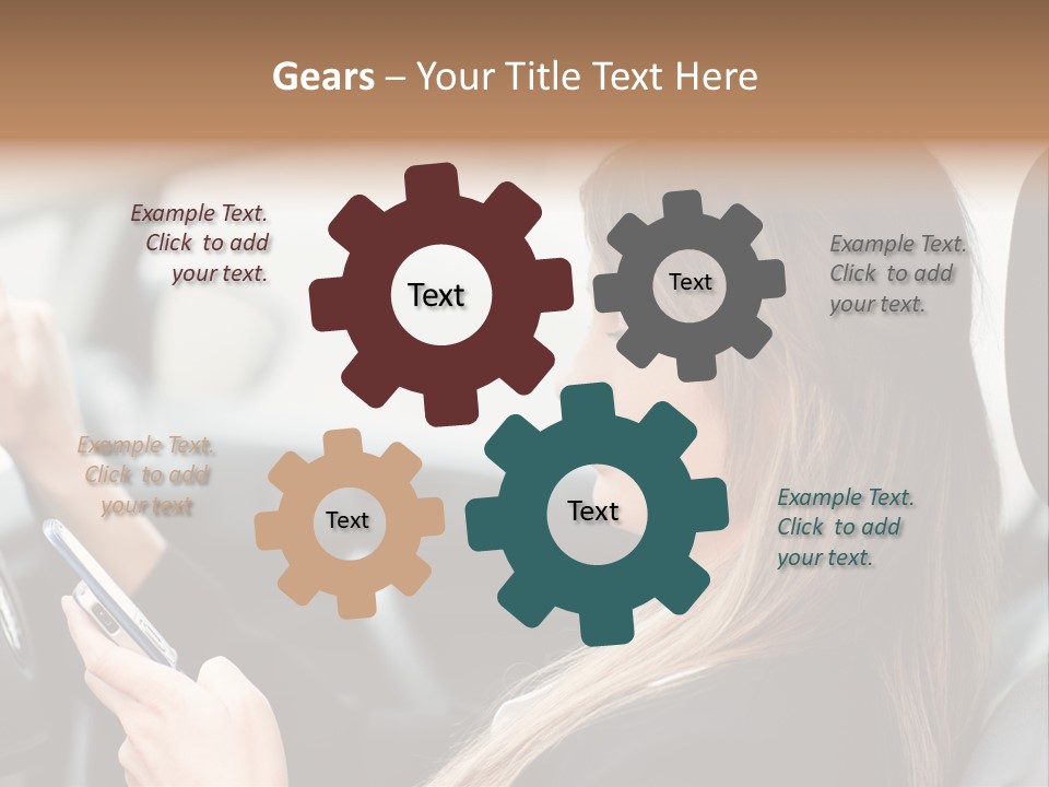 Cell Car Mobile PowerPoint Template