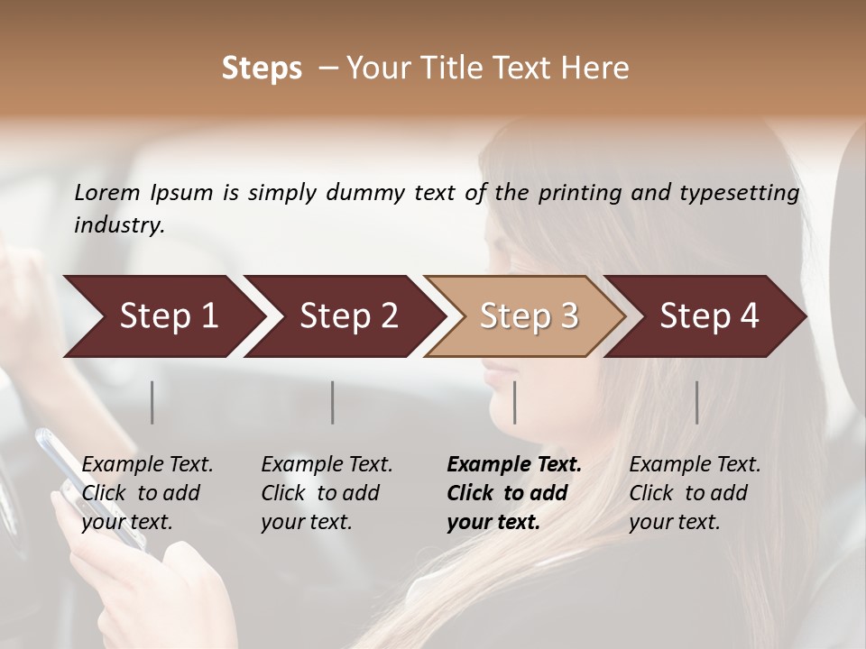 Cell Car Mobile PowerPoint Template