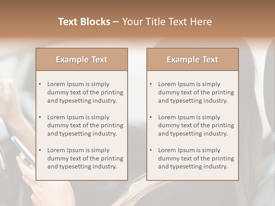 Cell Car Mobile PowerPoint Template