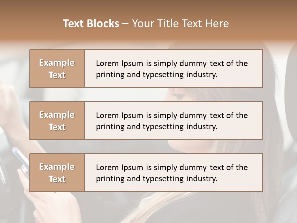 Cell Car Mobile PowerPoint Template