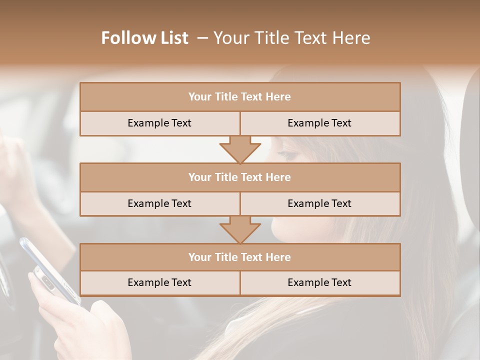 Cell Car Mobile PowerPoint Template