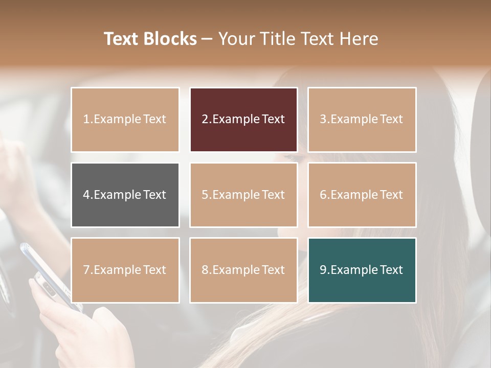 Cell Car Mobile PowerPoint Template