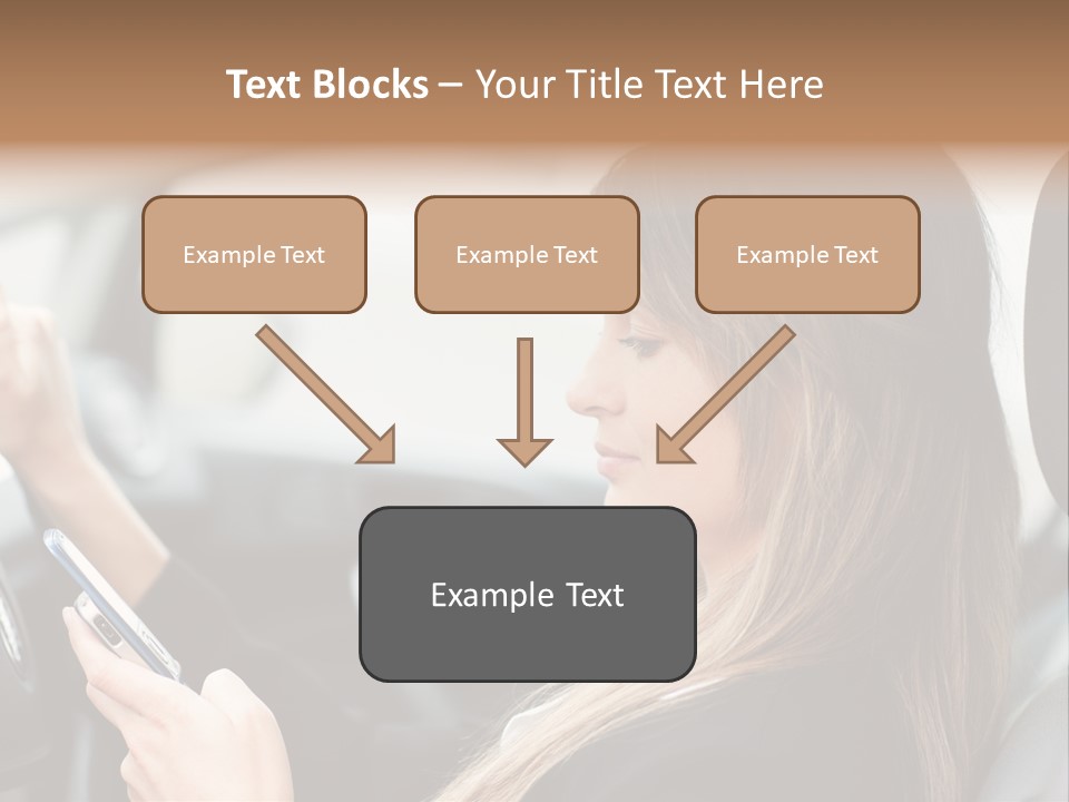 Cell Car Mobile PowerPoint Template