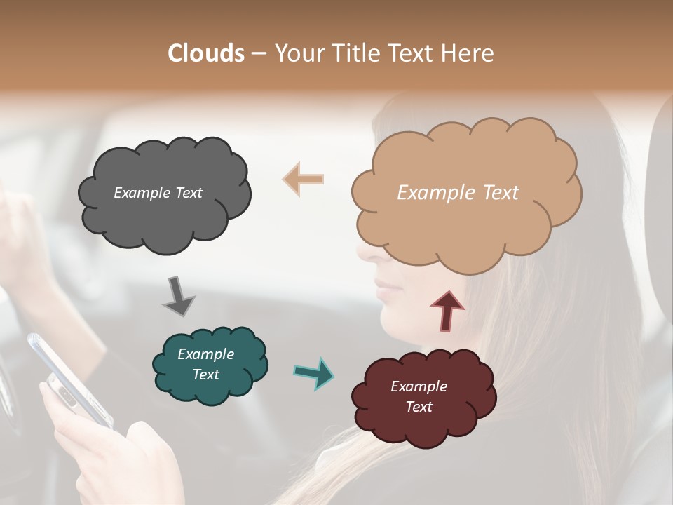 Cell Car Mobile PowerPoint Template