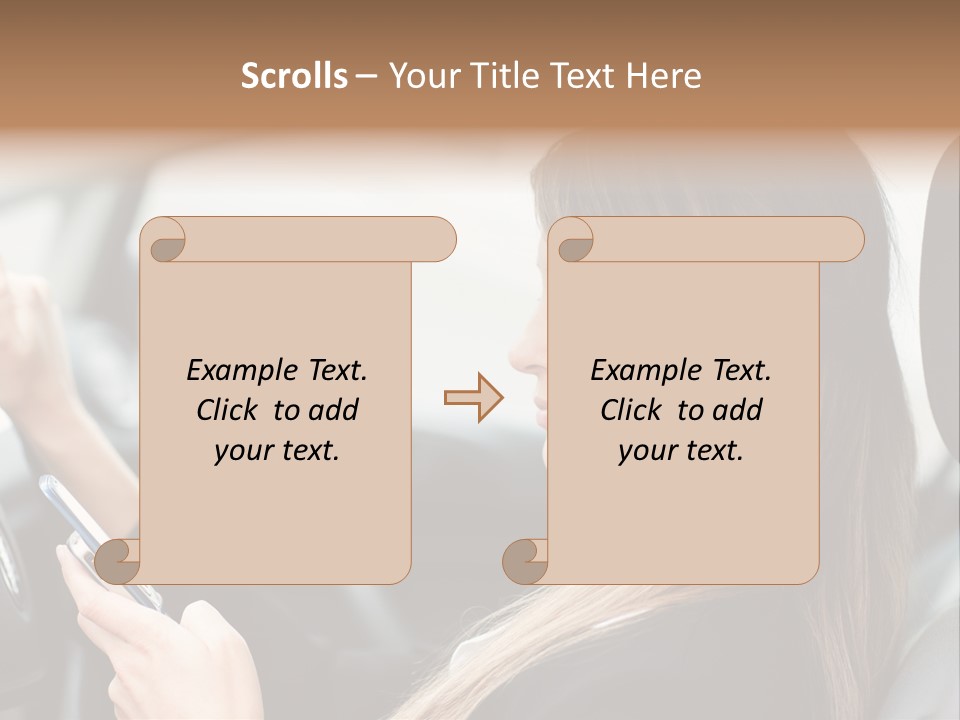 Cell Car Mobile PowerPoint Template