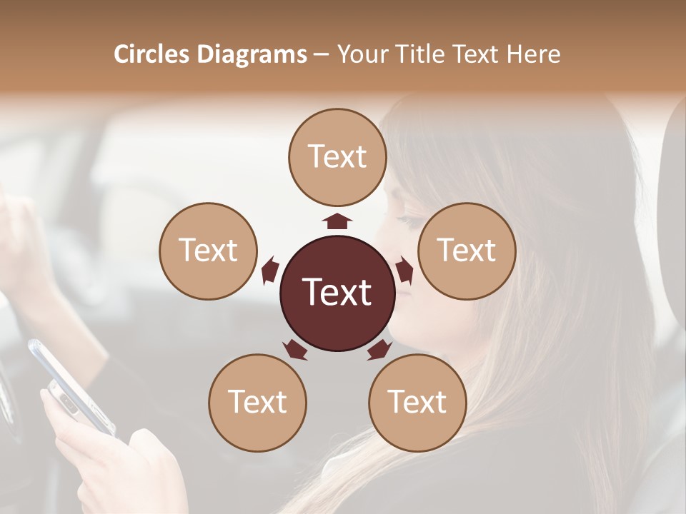 Cell Car Mobile PowerPoint Template