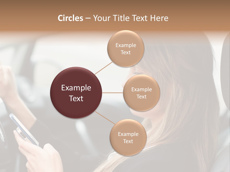 Cell Car Mobile PowerPoint Template