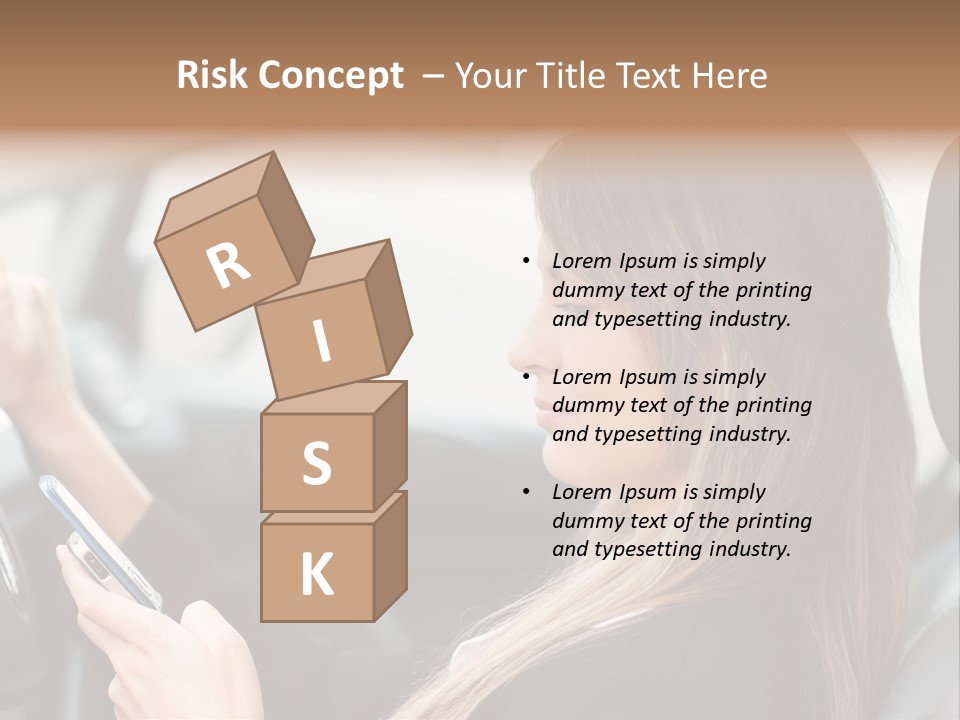 Cell Car Mobile PowerPoint Template