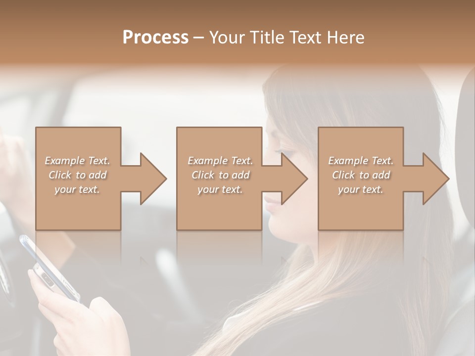 Cell Car Mobile PowerPoint Template