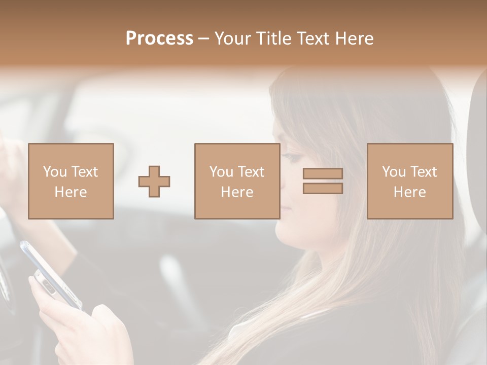 Cell Car Mobile PowerPoint Template