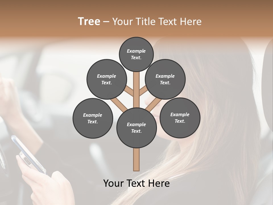 Cell Car Mobile PowerPoint Template