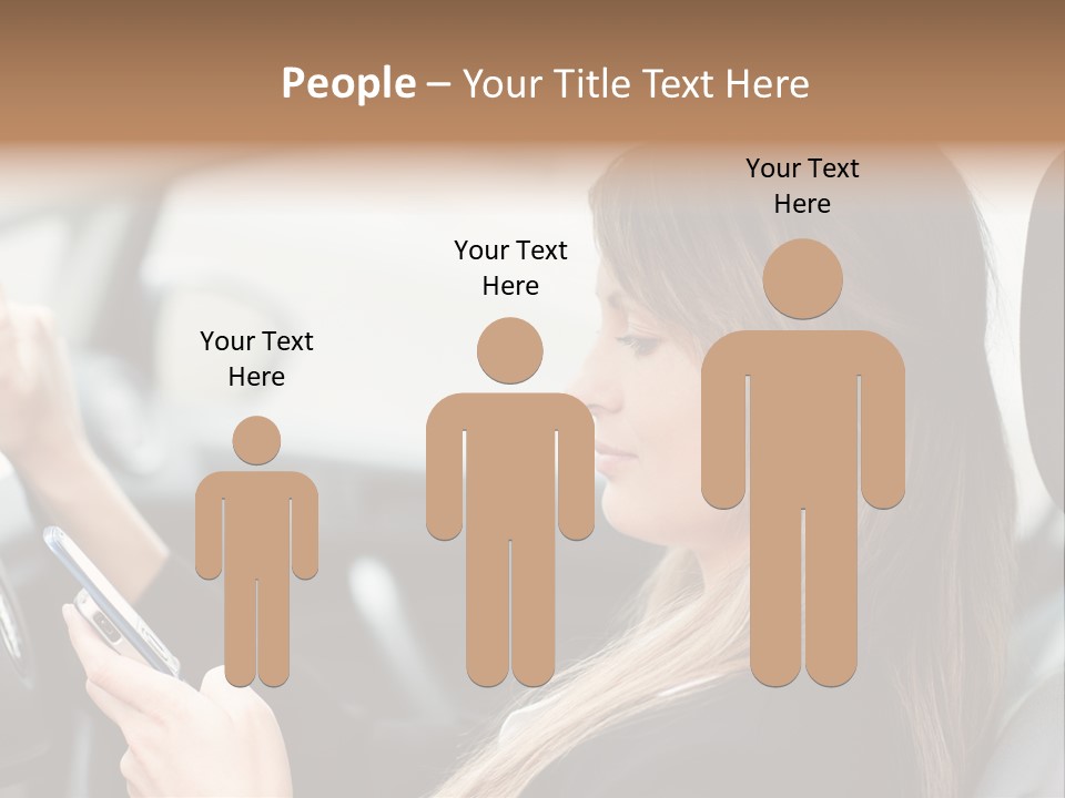 Cell Car Mobile PowerPoint Template