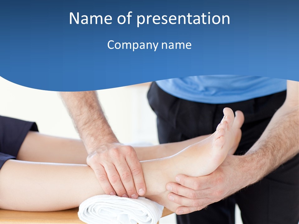 Club Handling Bodybuilding PowerPoint Template