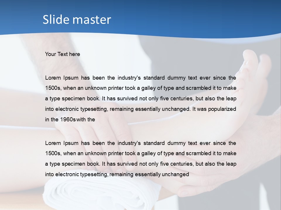 Club Handling Bodybuilding PowerPoint Template