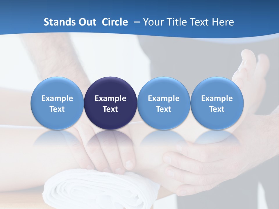 Club Handling Bodybuilding PowerPoint Template