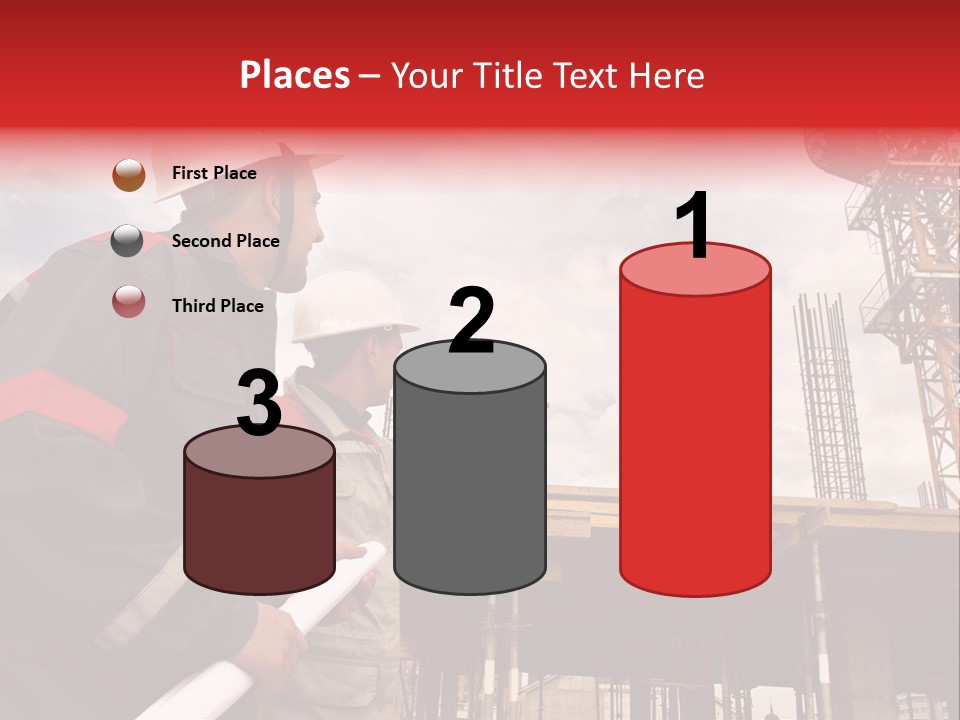 Chart Blueprint Foreman PowerPoint Template