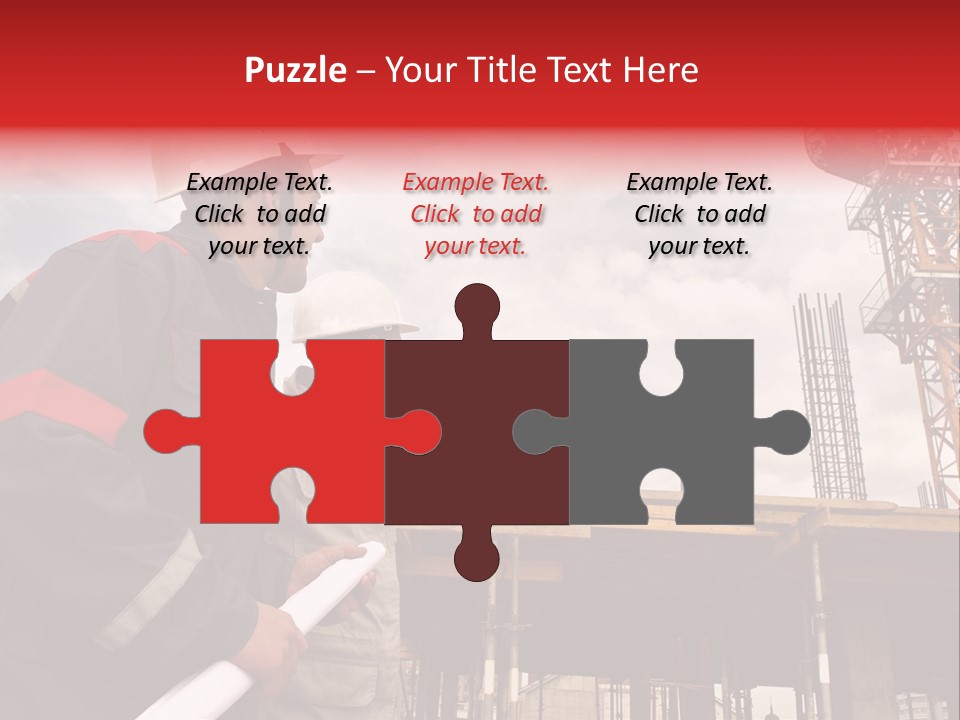 Chart Blueprint Foreman PowerPoint Template