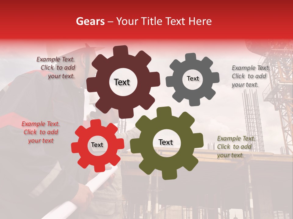 Chart Blueprint Foreman PowerPoint Template