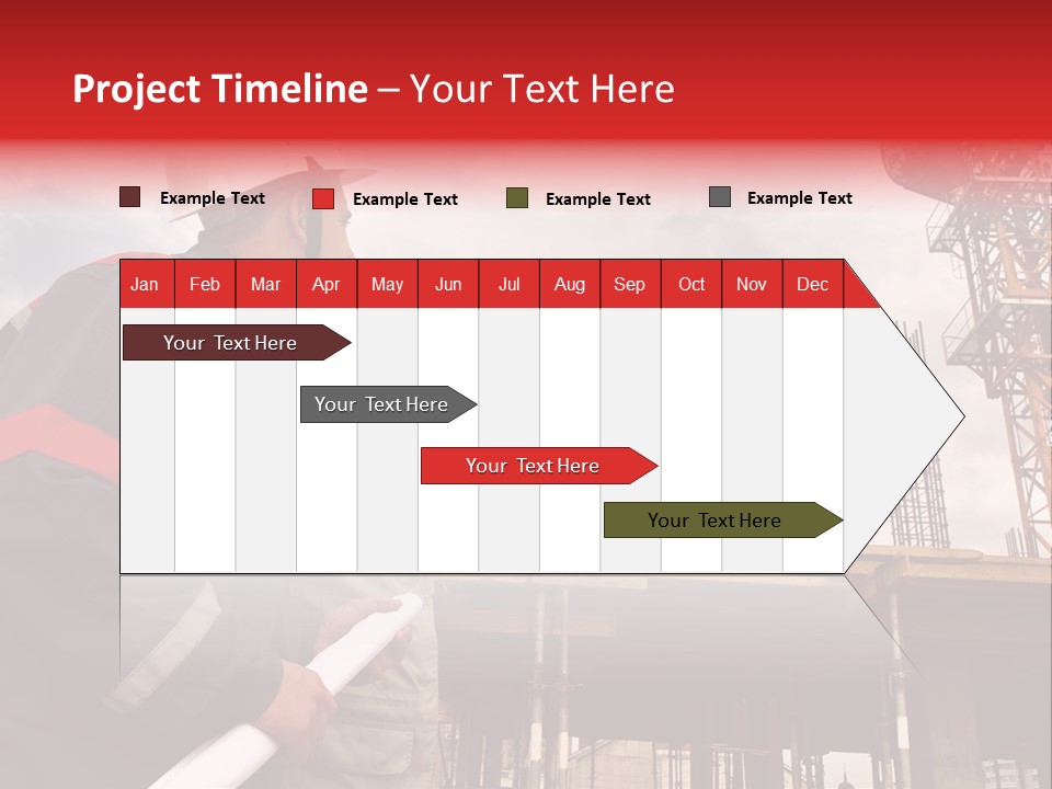 Chart Blueprint Foreman PowerPoint Template