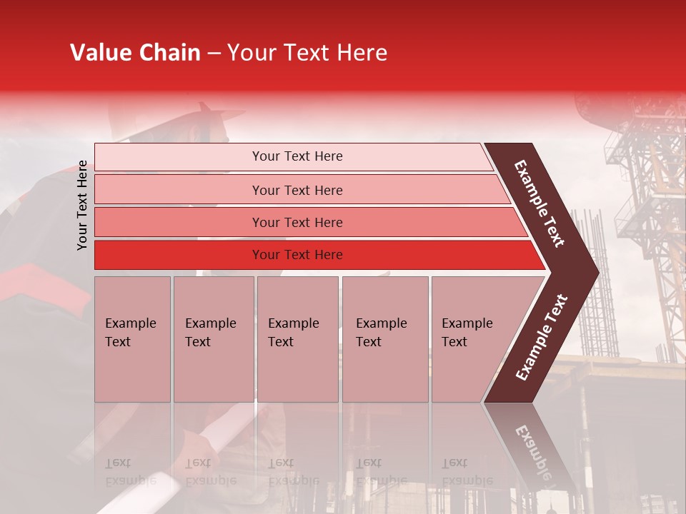 Chart Blueprint Foreman PowerPoint Template