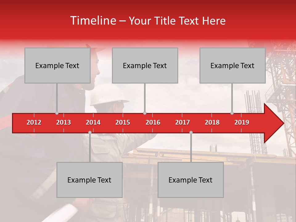 Chart Blueprint Foreman PowerPoint Template