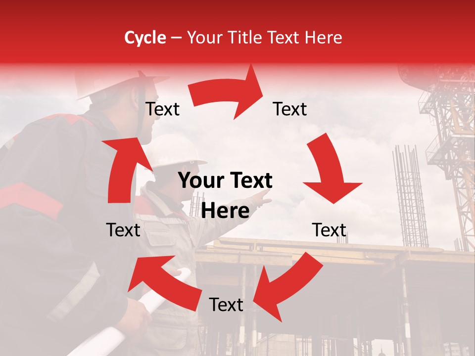 Chart Blueprint Foreman PowerPoint Template