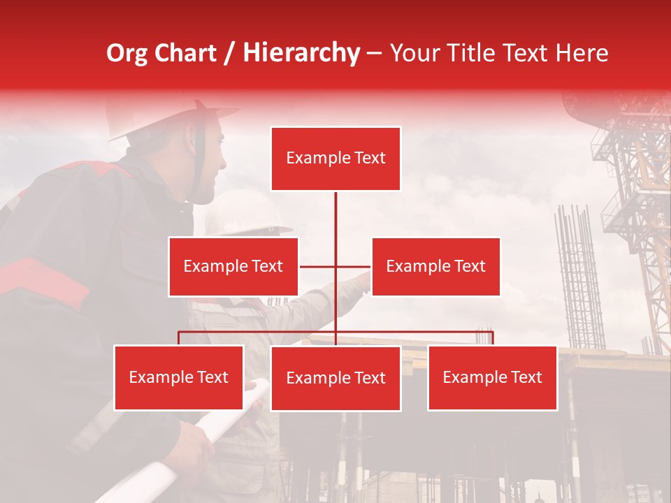 Chart Blueprint Foreman PowerPoint Template