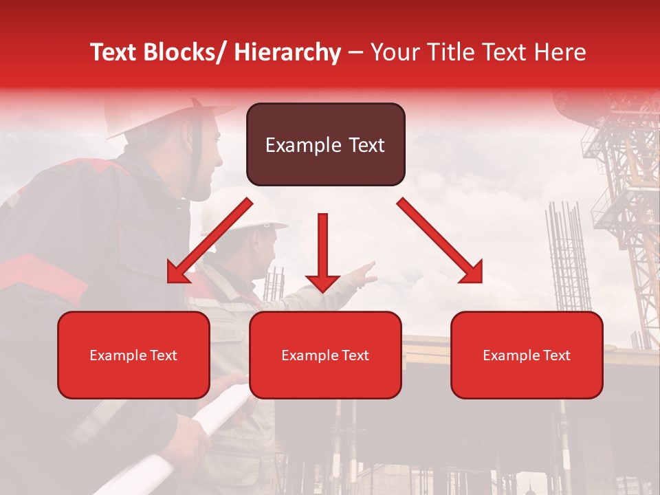 Chart Blueprint Foreman PowerPoint Template