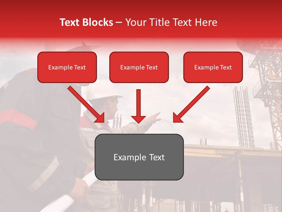 Chart Blueprint Foreman PowerPoint Template