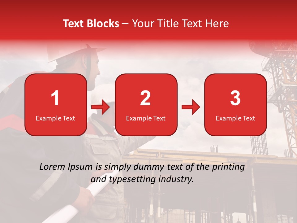 Chart Blueprint Foreman PowerPoint Template
