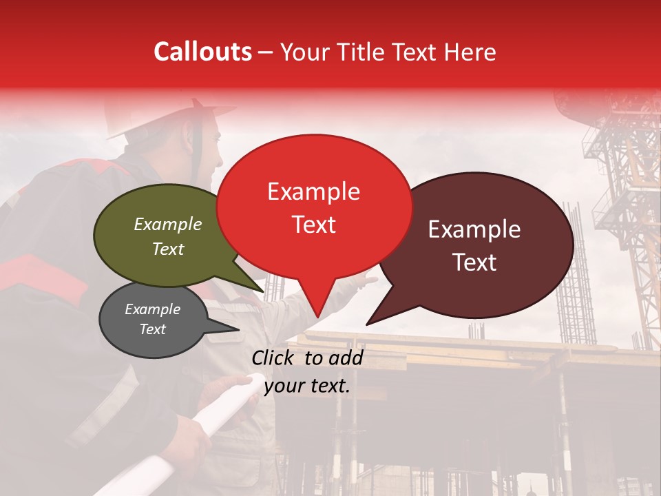 Chart Blueprint Foreman PowerPoint Template