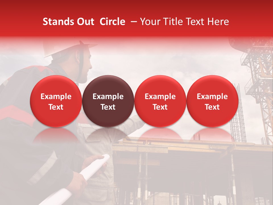 Chart Blueprint Foreman PowerPoint Template