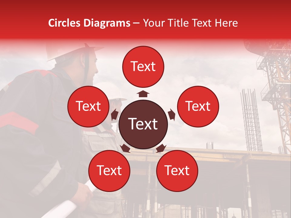 Chart Blueprint Foreman PowerPoint Template