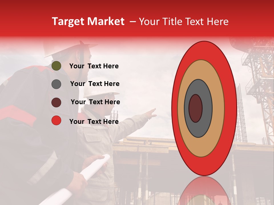 Chart Blueprint Foreman PowerPoint Template
