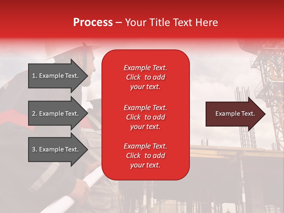 Chart Blueprint Foreman PowerPoint Template